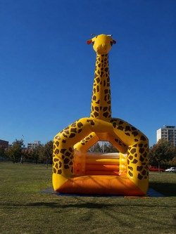 Skákací hrad Žirafa 10×5 – pronájem atrakcí Vinelan